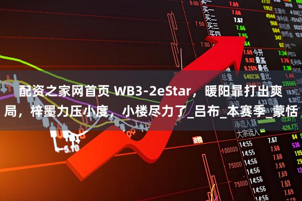 配资之家网首页 WB3-2eStar，暖阳暃打出爽局，梓墨力压小度，小楼尽力了_吕布_本赛季_蒙恬