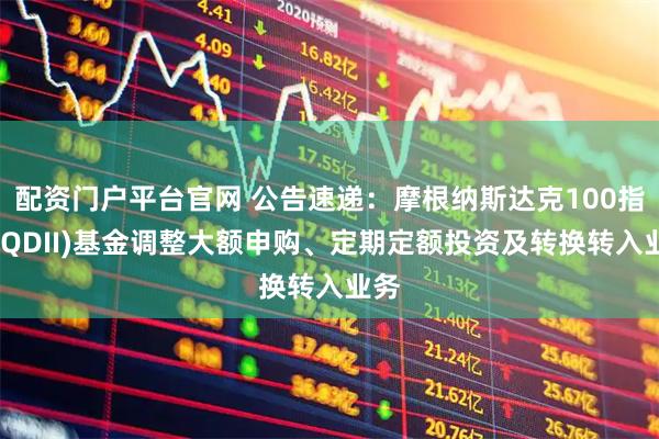 配资门户平台官网 公告速递：摩根纳斯达克100指数(QDII)基金调整大额申购、定期定额投资及转换转入业务
